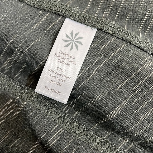 Athleta Striated Hope jacket. Full zip. Structured design. Reflection On Back. - Picture 6 of 7